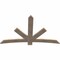 Ekena Millwork Alberta Smooth Timber Gable Bracket, Douglas Fir, 72"W x 45"H x 1 1/2"D x 5 1/2"F, 15/12 Pitch GBW072X45X0206ALB00SDF - alternate 2